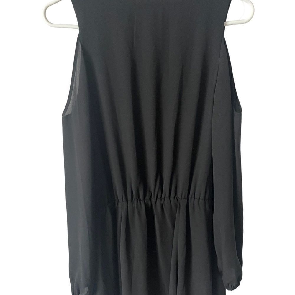 Banana Republic Factory Black Cold Shoulder Dress - Picture 6 of 9